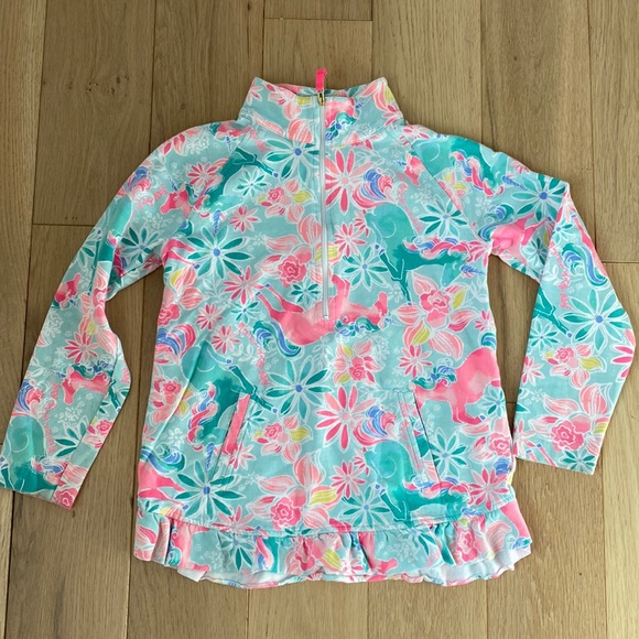 Lilly Pulitzer Other - Lilly Pulitzer girls unicorn print pullover